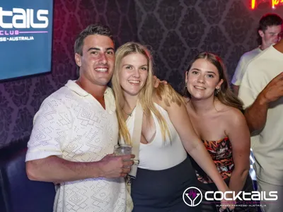 A professional photo of guests enjoying themselves at Cocktails Nightclub from our gallery.