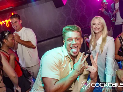 A professional photo of guests enjoying themselves at Cocktails Nightclub from our gallery.