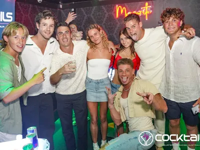 A professional photo of guests enjoying themselves at Cocktails Nightclub from our gallery.