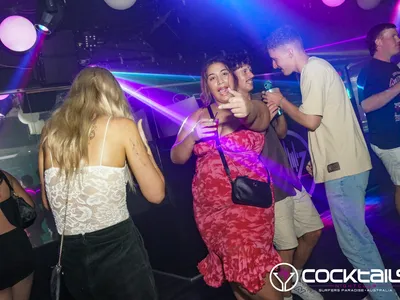 A professional photo of guests enjoying themselves at Cocktails Nightclub from our gallery.