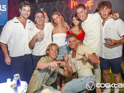 A professional photo of guests enjoying themselves at Cocktails Nightclub from our gallery.