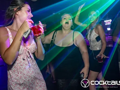 A professional photo of guests enjoying themselves at Cocktails Nightclub from our gallery.