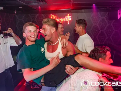 A professional photo of guests enjoying themselves at Cocktails Nightclub from our gallery.