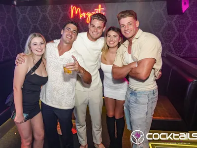 A professional photo of guests enjoying themselves at Cocktails Nightclub from our gallery.