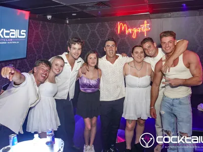 A professional photo of guests enjoying themselves at Cocktails Nightclub from our gallery.