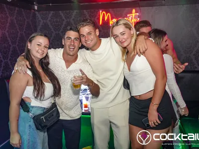 A professional photo of guests enjoying themselves at Cocktails Nightclub from our gallery.