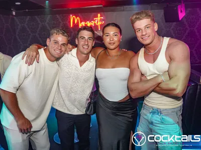 A professional photo of guests enjoying themselves at Cocktails Nightclub from our gallery.