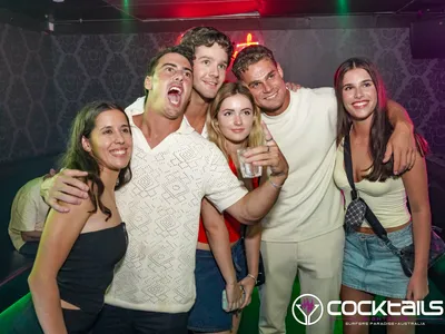 A professional photo of guests enjoying themselves at Cocktails Nightclub from our gallery.