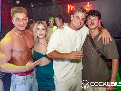 A professional photo of guests enjoying themselves at Cocktails Nightclub from our gallery.