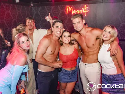 A professional photo of guests enjoying themselves at Cocktails Nightclub from our gallery.