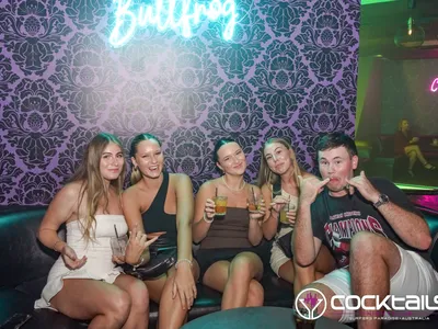 A professional photo of guests enjoying themselves at Cocktails Nightclub from our gallery.