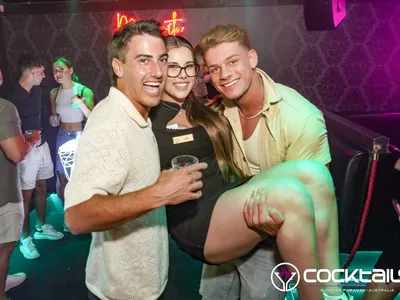 A professional photo of guests enjoying themselves at Cocktails Nightclub from our gallery.