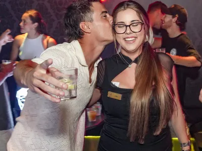 A professional photo of guests enjoying themselves at Cocktails Nightclub from our gallery.