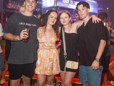 A professional photo of guests enjoying themselves at Cocktails Nightclub from our gallery.