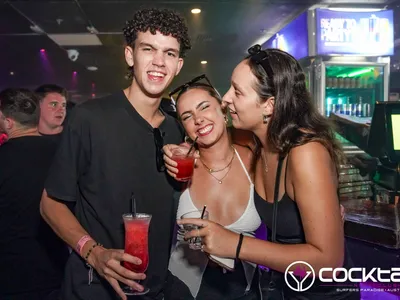 A professional photo of guests enjoying themselves at Cocktails Nightclub from our gallery.