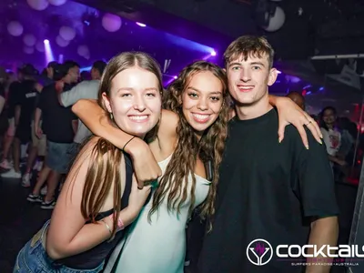 A professional photo of guests enjoying themselves at Cocktails Nightclub from our gallery.