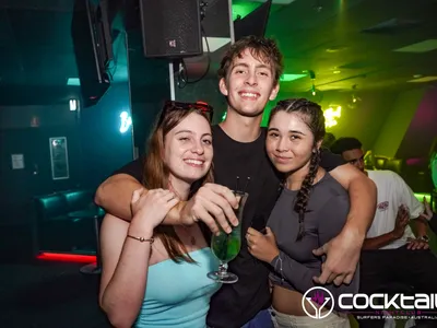 A professional photo of guests enjoying themselves at Cocktails Nightclub from our gallery.