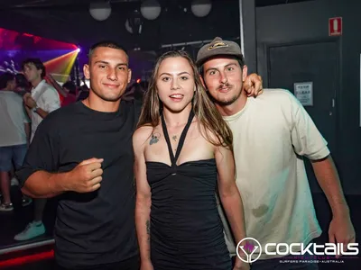 A professional photo of guests enjoying themselves at Cocktails Nightclub from our gallery.