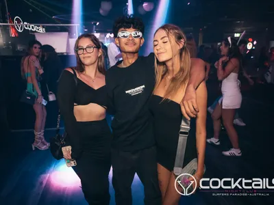 A professional photo of guests enjoying themselves at Cocktails Nightclub from our gallery.