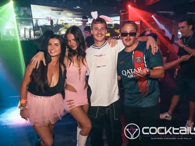 A professional photo of guests enjoying themselves at Cocktails Nightclub from our gallery.