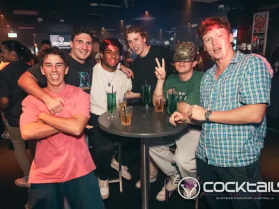 A professional photo of guests enjoying themselves at Cocktails Nightclub from our gallery.