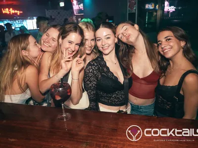 A professional photo of guests enjoying themselves at Cocktails Nightclub from our gallery.