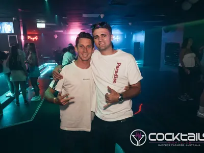 A professional photo of guests enjoying themselves at Cocktails Nightclub from our gallery.