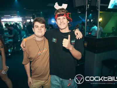 A professional photo of guests enjoying themselves at Cocktails Nightclub from our gallery.