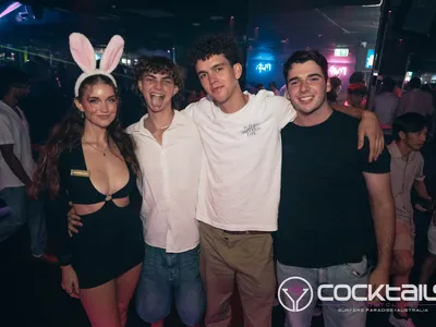 A professional photo of guests enjoying themselves at Cocktails Nightclub from our gallery.