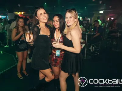 A professional photo of guests enjoying themselves at Cocktails Nightclub from our gallery.