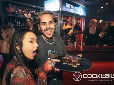 A professional photo of guests enjoying themselves at Cocktails Nightclub from our gallery.