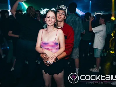 A professional photo of guests enjoying themselves at Cocktails Nightclub from our gallery.