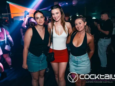 A professional photo of guests enjoying themselves at Cocktails Nightclub from our gallery.