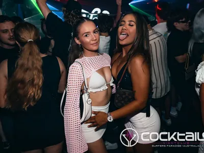 A professional photo of guests enjoying themselves at Cocktails Nightclub from our gallery.