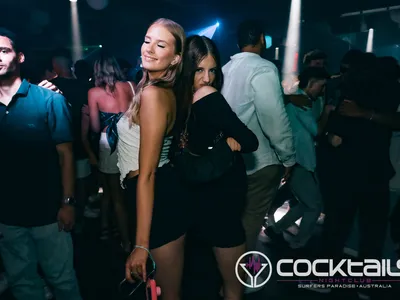 A professional photo of guests enjoying themselves at Cocktails Nightclub from our gallery.