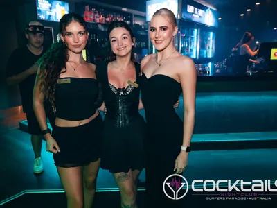 A professional photo of guests enjoying themselves at Cocktails Nightclub from our gallery.