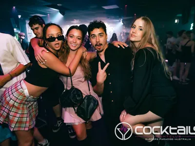 A professional photo of guests enjoying themselves at Cocktails Nightclub from our gallery.