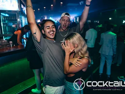 A professional photo of guests enjoying themselves at Cocktails Nightclub from our gallery.