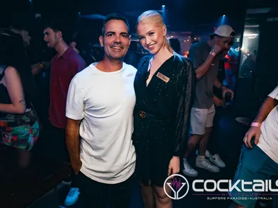 A professional photo of guests enjoying themselves at Cocktails Nightclub from our gallery.