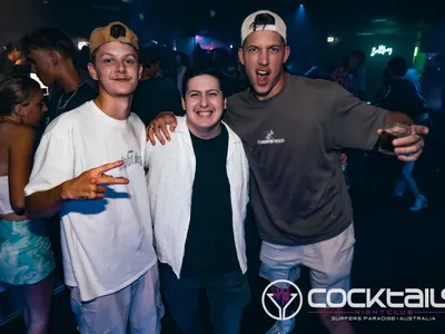 A professional photo of guests enjoying themselves at Cocktails Nightclub from our gallery.