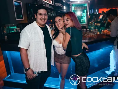 A professional photo of guests enjoying themselves at Cocktails Nightclub from our gallery.