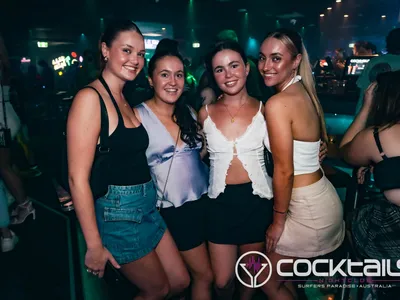 A professional photo of guests enjoying themselves at Cocktails Nightclub from our gallery.