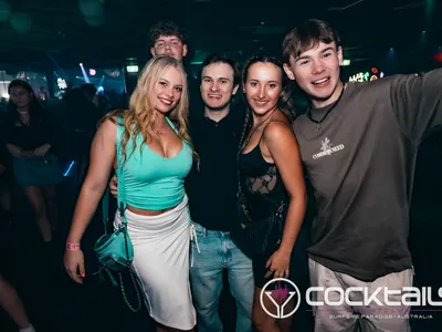 A professional photo of guests enjoying themselves at Cocktails Nightclub from our gallery.