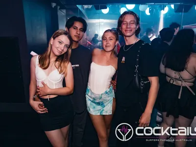 A professional photo of guests enjoying themselves at Cocktails Nightclub from our gallery.