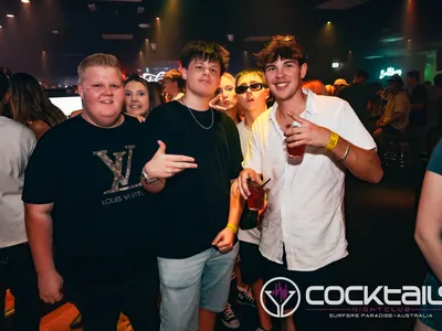 A professional photo of guests enjoying themselves at Cocktails Nightclub from our gallery.