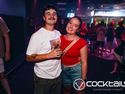 A professional photo of guests enjoying themselves at Cocktails Nightclub from our gallery.