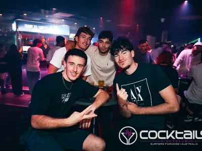 A professional photo of guests enjoying themselves at Cocktails Nightclub from our gallery.