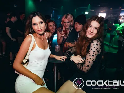 A professional photo of guests enjoying themselves at Cocktails Nightclub from our gallery.