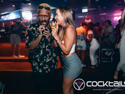 A professional photo of guests enjoying themselves at Cocktails Nightclub from our gallery.