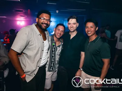 A professional photo of guests enjoying themselves at Cocktails Nightclub from our gallery.